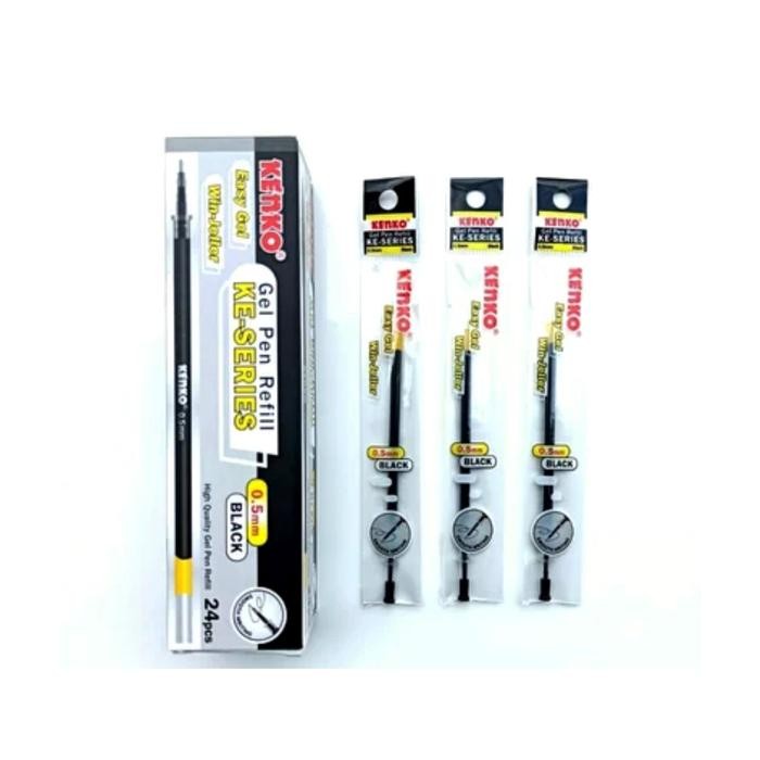 

New SOS Refill Balpen KENKO Easy Gel (12 pcs) / Isi Pen / Isi Pulpen