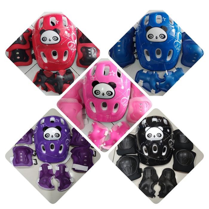 Gercep Skuter Otoped Anak Lipat 2In1 Roda 3 + Deker + Helm Terlariss 