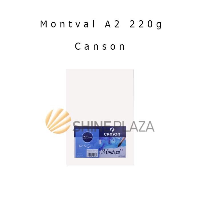 Pilihan- Canson Montval A2 220 Gsm - Kertas Canson A2 - Kertas Gambar Canson