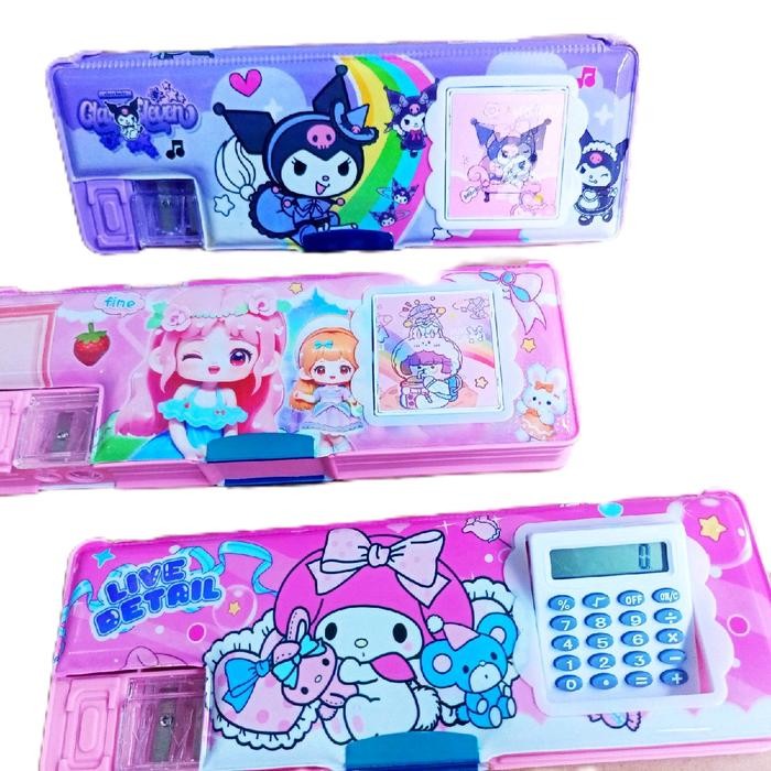 

New Kotak Pensil Kalkulator Cewek Model Baru - Stationery Alat Tulis