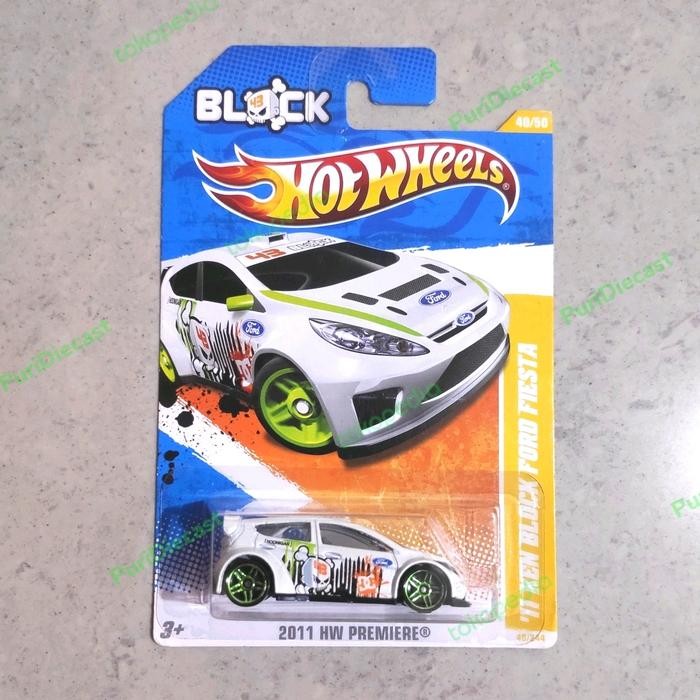 Pilihan- Hot Wheels Hotwheels 11 Ken Block Ford Fiesta White Putih Hw Premiere