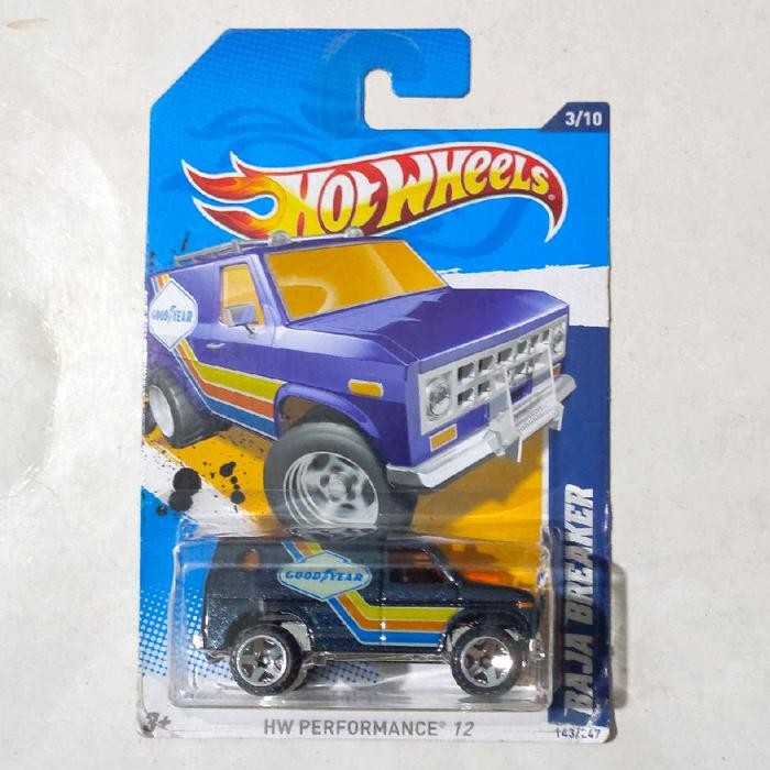 Pilihan- Hotwheels Hot Wheels Baja Breaker Biru Dongker 2012 Hw Performance