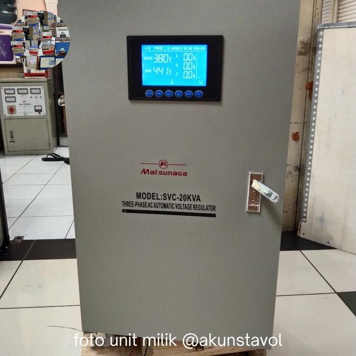 Laris Stavolt Matsunaga Svc-20Kva Three Phase - Stabilizer Listrik 20000Watt Terlariss 