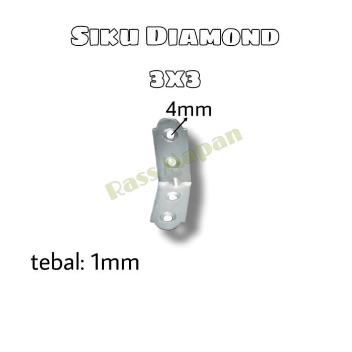 Siku L Besi Siku Rak Merk Diamond SIKU AMBALAN