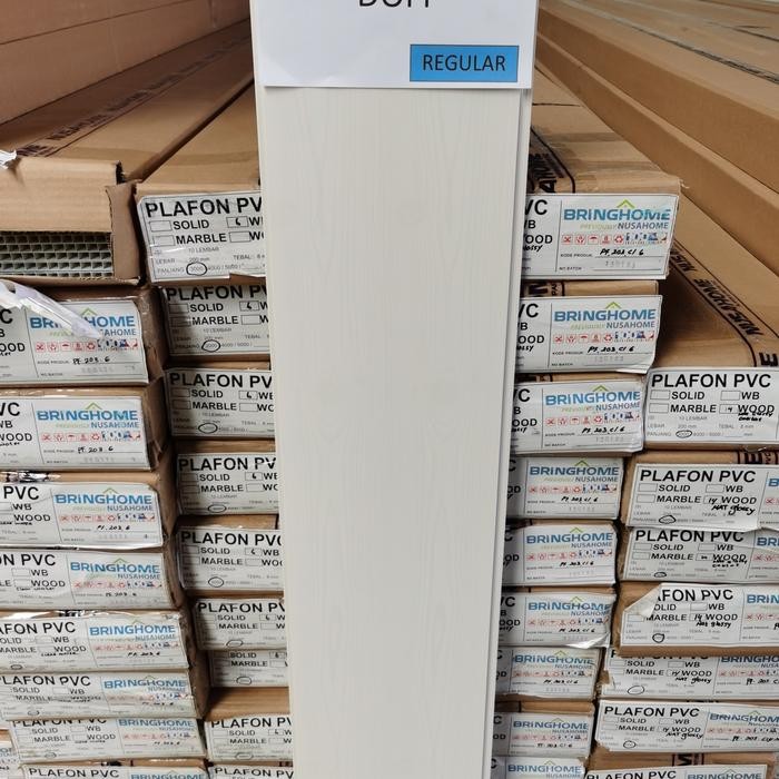 New PLAFON PVC WHITE BASE 1 DOFF ( BRINGHOME )