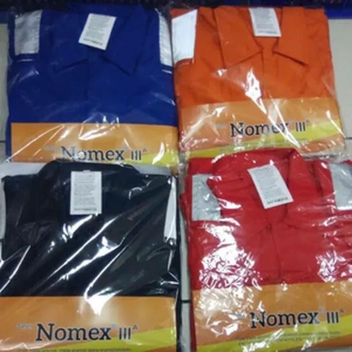 BRG BARU Coverall Nomex IIIA / Warepack bahan Anti Api / Coverall Pertamina