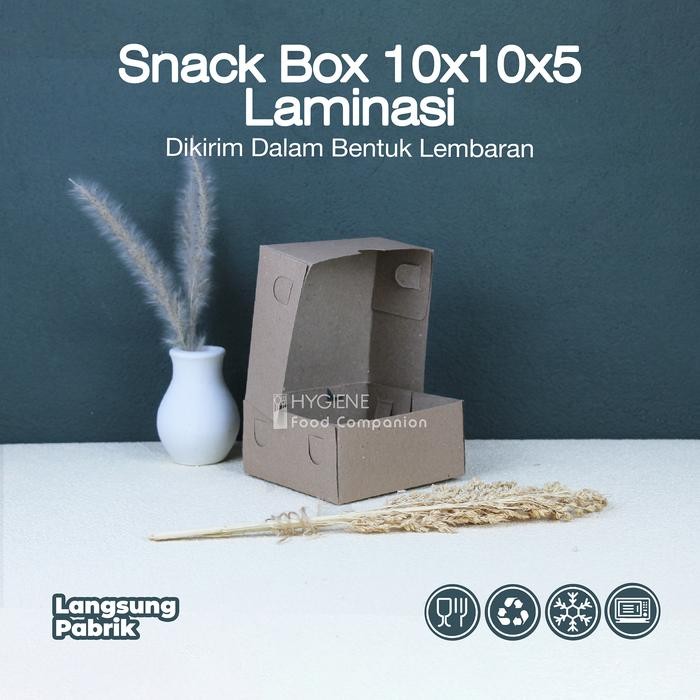 dus kue 12x16 / dus snack box 12 x 16 / kotak kue laminasi tebal (PER PACK)
