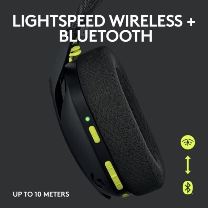 Ready Logitech G435 Wireless + Bluetooth Gaming Headset Lightweight G 435