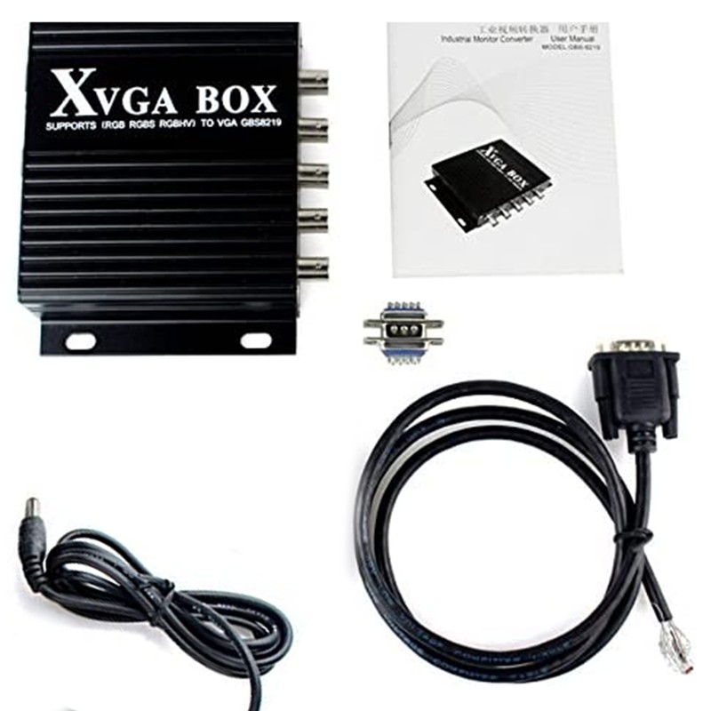 XVGA Box RGB RGBS MDA CGA EGA To VGA Industrial Monitor Video