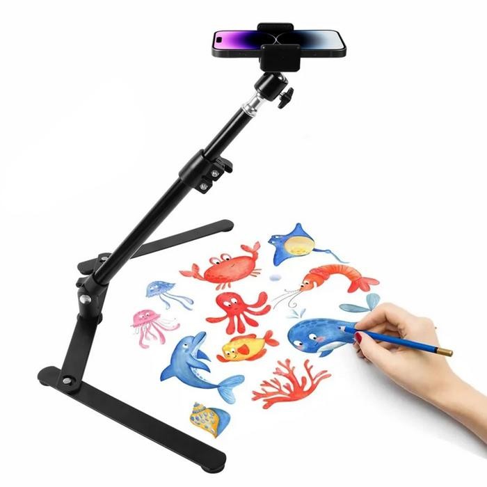 Tripod Stand Holder Hp / Kamera - Untuk Unboxing / Youtuber Foto Video