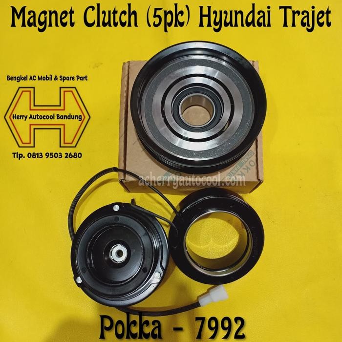 ] Magnet Clutch Ac Mobil Hyundai Trajet 5pk