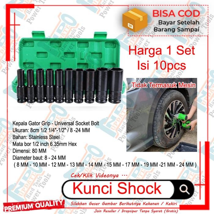 Jld Tools Kunci Pas Lengkap Listrik Anti Karat 10Pcs Komplit Buat Mesin Impek