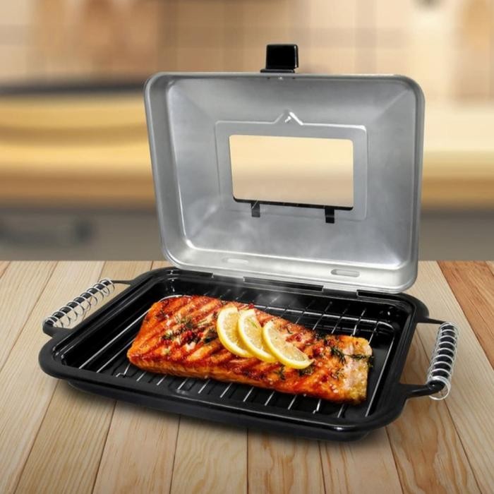 Panggangan Sate Ayam ikan Serbaguna Crystal Oven Maspion