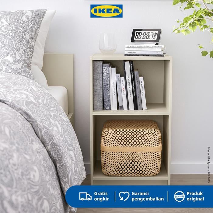 IKEA GURSKEN Meja Samping Tempat Tidur Krem Muda 39x30 cm Furniture