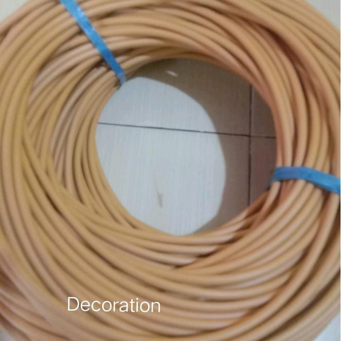 ces0- 1/2Kg Rotan Sintetis Bulat Ukuran 8Mm Buat Kerajinan Sangkar Burung