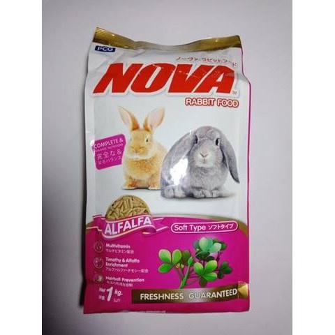 cdo4- Nova Rabbit Alfafa 1Kg