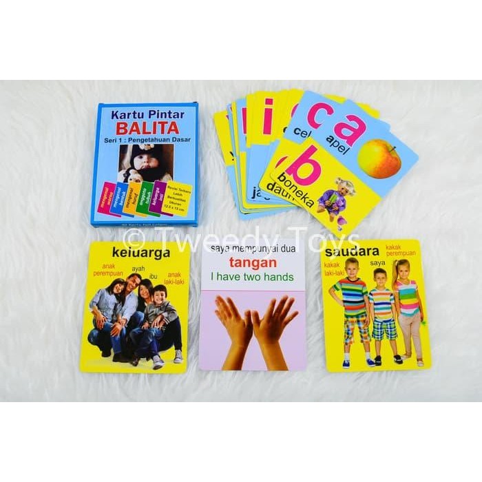 0uv2- Flashcard / Flash Card / Kartu Pintar Balita Seri 1 Murah