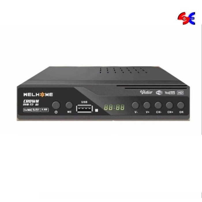 SET TOP BOX DVB-T2 WELLHOME HD CROWN