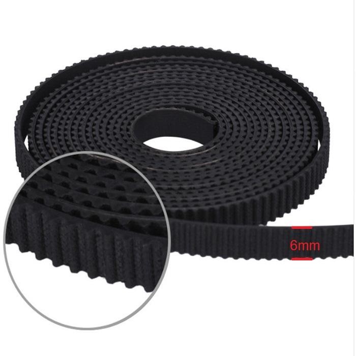 m8lx- 3D Printer Parts Timing Belt Open 2Gt Gt2 Pt 2Mm W 6Mm Steel Core