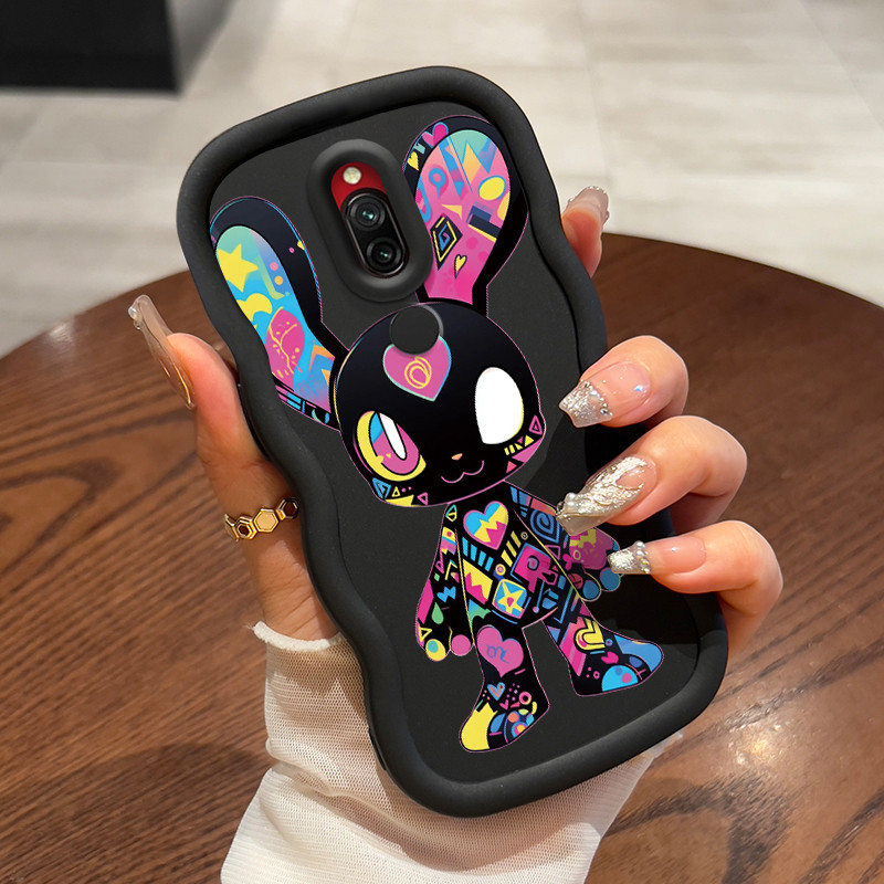 Casing Untuk Xiaomi Redmi 8 Case Casing Kelinci Mesin Warna pola HP Cesing lunak Silikon Softcase Ma