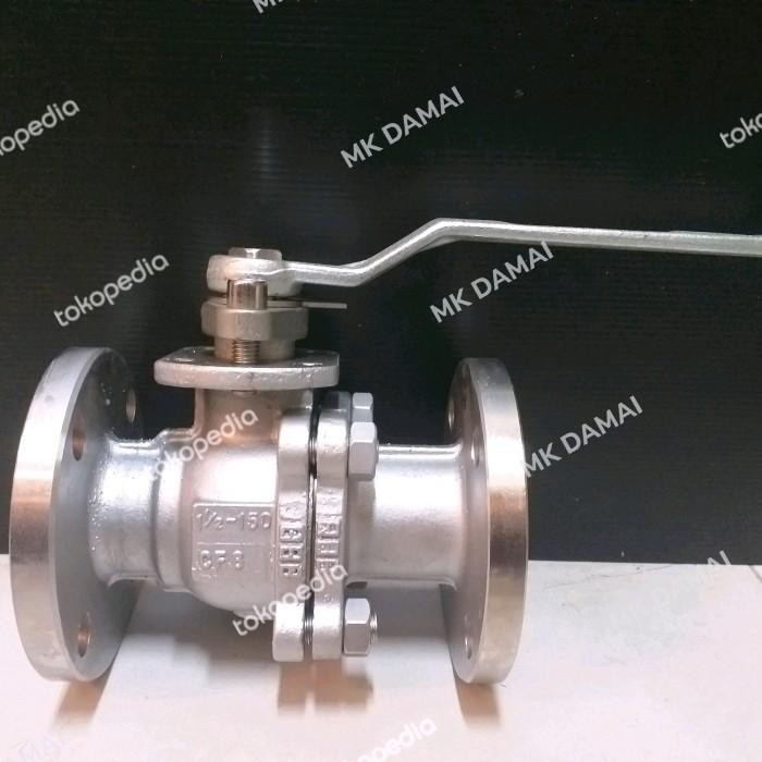 Ball Valve Ss304 Ansi 150 Flange 2 1/2"Inch / Valve Ansi150# Stainless