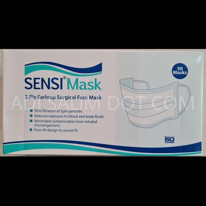 New Sensi Masker medis 3 ply earloop 50 pcs