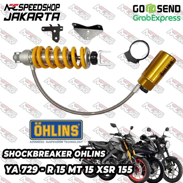 Laris!!! Shock Breaker Ohlins Yamaha R15 V3 Mt15 Xsr155 Original Terlariss !!