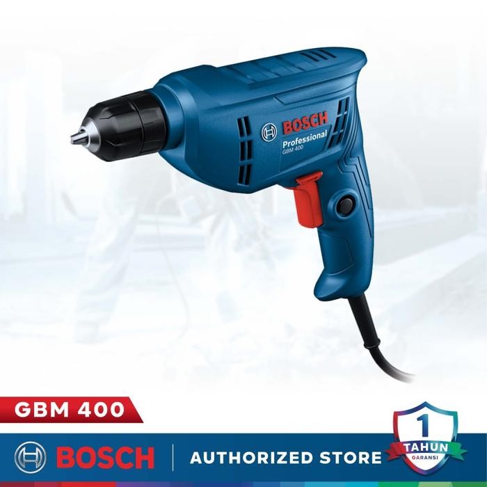 Bosch Gbm 400 Mesin Bor Listrik 10 Mm Bor Kayu Besi Bolak Balik Gbm400