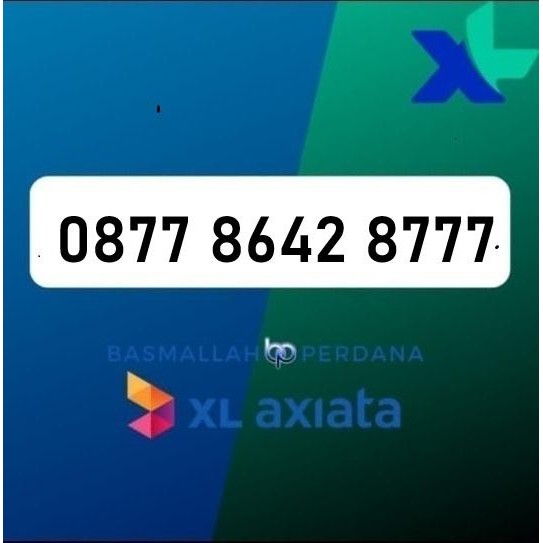 Nomor Cantik XB77 8642 8777 Perdana XL 4G 5G YOP925