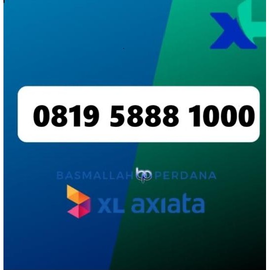 Nomor Cantik XB19 5888 1000 Perdana XL 4G 5G YOP925