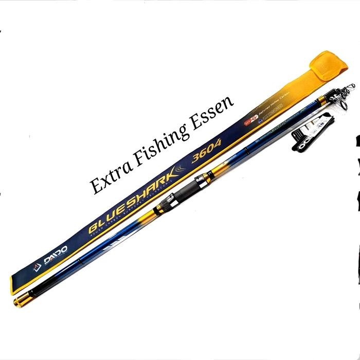 DUniaPancingan- Joran Pasiran Daido Blue Shark Antena Teleskopik Surf Ring Fuji 360, 390, 420, 450