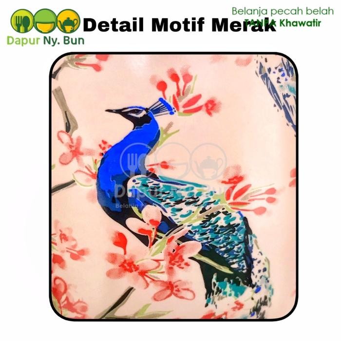 nwmi- Mug Jug Motif Burung Merak 550Ml / Gelas Gentong Imlek Cny Peacock