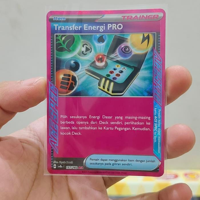 j225- Pokemon Tcg Indonesia Transfer Energi Pro Ace Sv8S 157/182 ( Kilat Rasi)