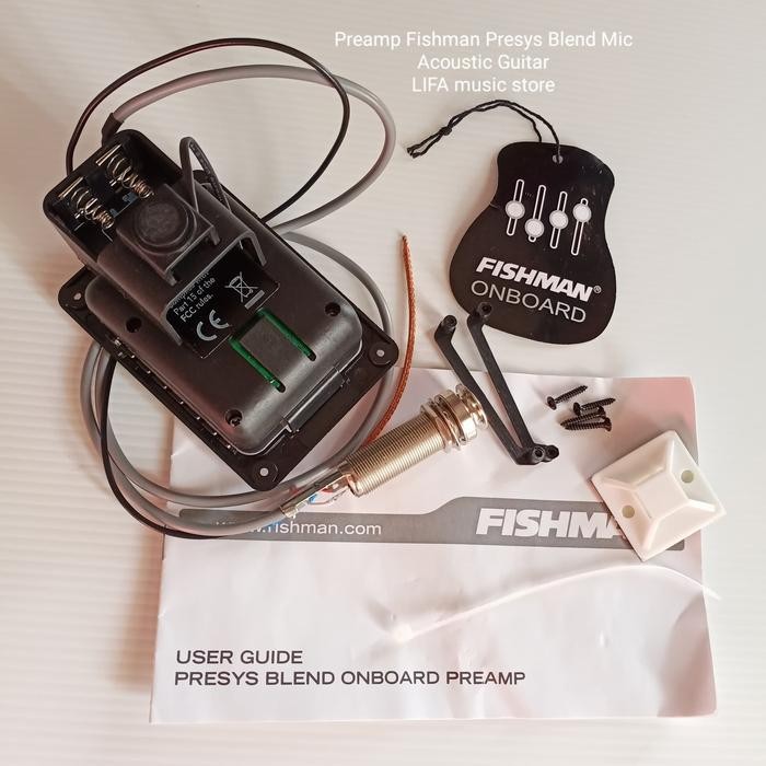 Preamp Fishman Presys Blend Mic Acoustic Guitar