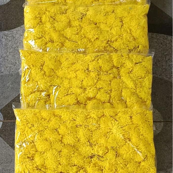 3 Kantong Suyok Bunga Khusus Warna Kuning Bahan Kertas Krep Untuk Dekorasi Florist - tanaman ruang