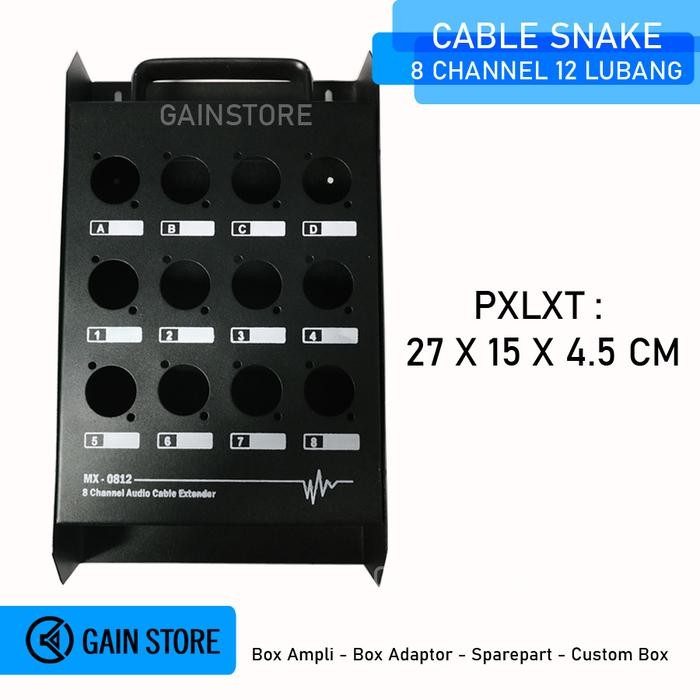vp5f- Box Cable Kabel Snake 8 Channel Maxx