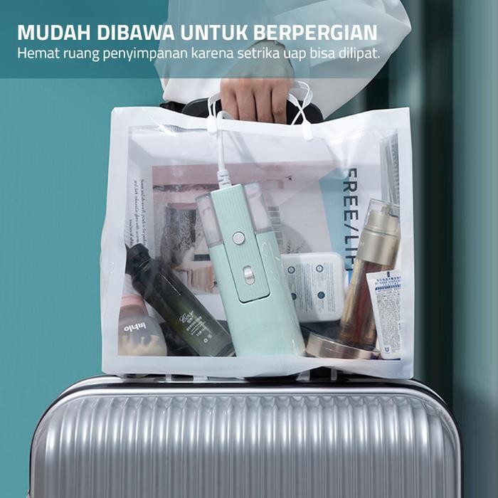 TERBARU GM BEAR GM BEAR SETRIKA UAP LIPAT 2113 - SETRIKA BAJU UAP LIPAT PORTABLE HANDHELD GARMENT