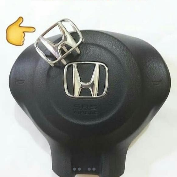 Original Emblem Logo Stir Steer Honda Brio Brv Freed Jazz Fit Ge8 Tbk