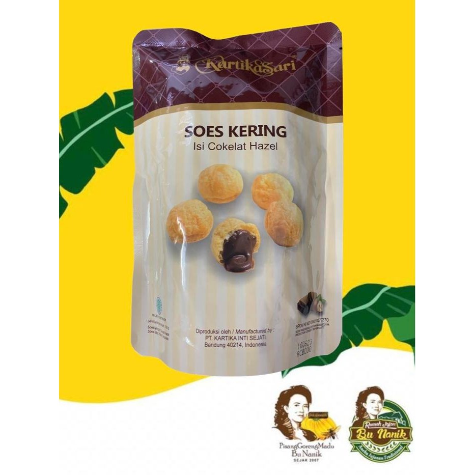 Eat,- Soes Kering Cokelat Hazelnut Kartika Sari