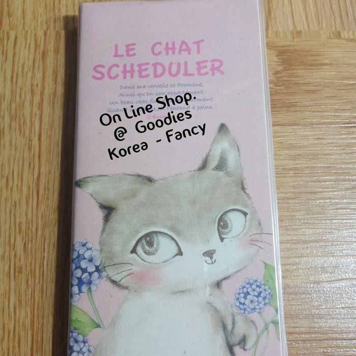 BISA TERMIN Schedule Le Chat Cat Ori Korea No Year Ready Stock