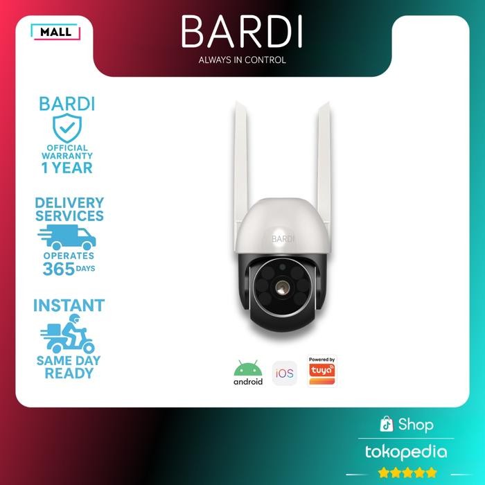 Bardi Smart Ip Camera Cctv Outdoor Ptz - Kamera Smart Wifi Ptz Pasti Ori