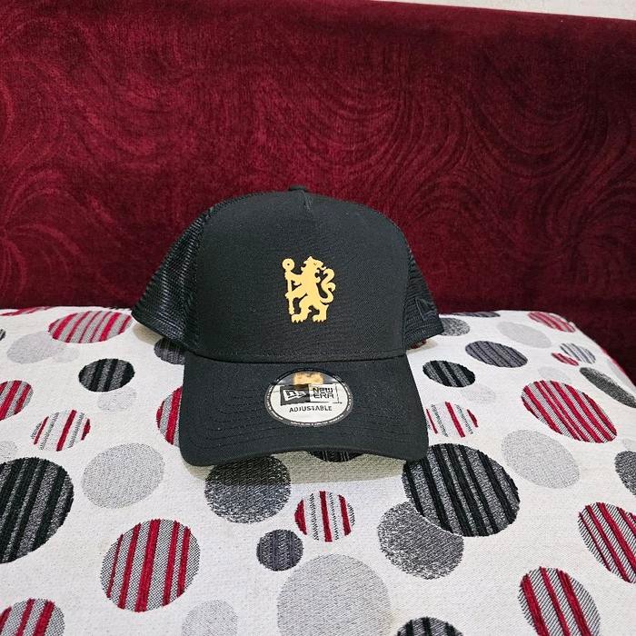 NewEraOriginal9.40 Chelsea Logo EF Trucker black gold bnwt