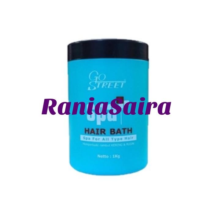 5ybo- Go Street Spa Hair Creambath 1Kg Bath 1000Gr Rambut Kering / Rusak / Kusam 1000Ml