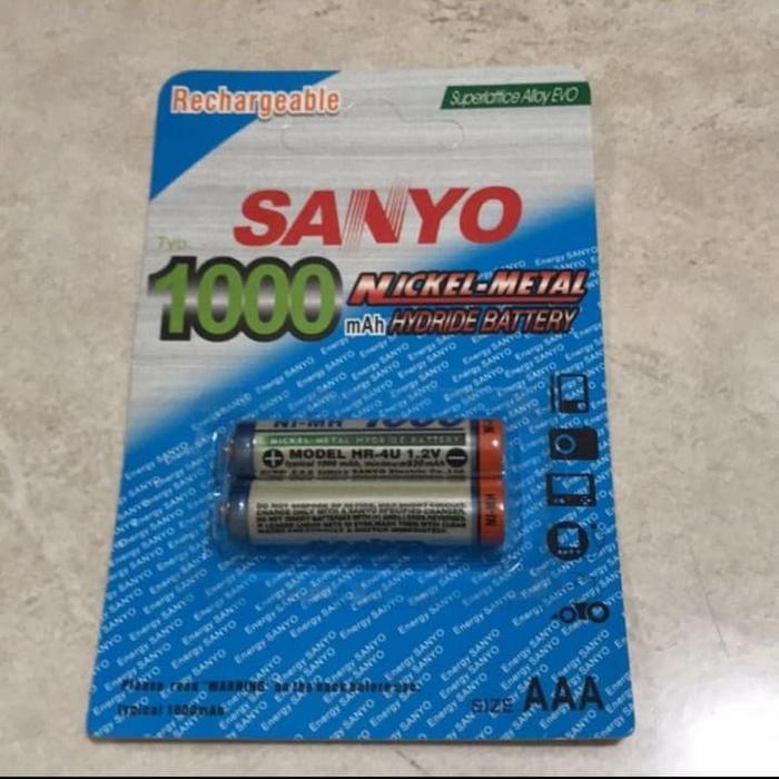 BATERAI / BATERE / BATTERY CAS SANYO AAA / BATERAI CHARGER SANYO A3