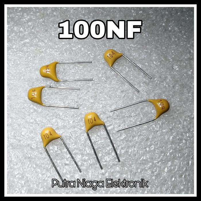 KAPASITOR 100NF MULTILAYER CERAMIC 104 MONOCAP 100N 0,1UF 100V