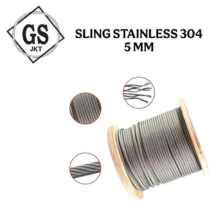 NEW kawat seling stainless 5mm / kawat sling stainless 5mm