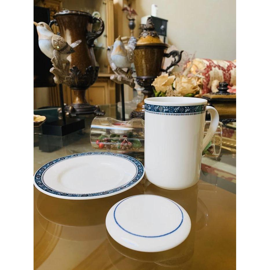 Mug / Saucer / Tutup / Saint James / Okja / Mewah / Cantik