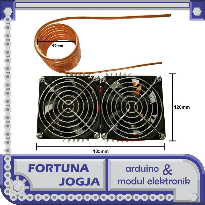 ZVS 2000W 50A PEMANAS INDUKSI DC 12V - 48V INDUCTION HEATER
