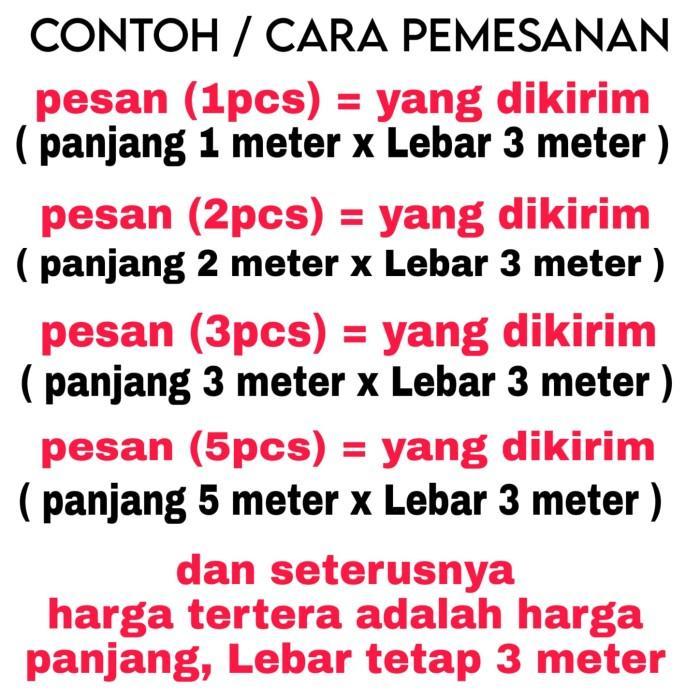 NEW Paranet 95% Grade A JAHIT TERPAL + RING ( eceran ) Lebar 3 meter PARANET