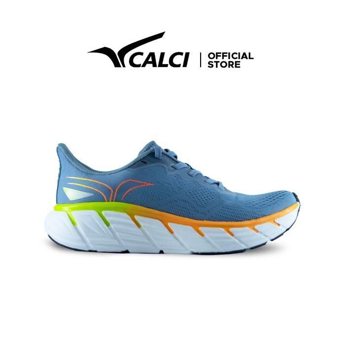 CALCI Sepatu Lari / Running Shoes Audacity Blast - Citadel/Orange